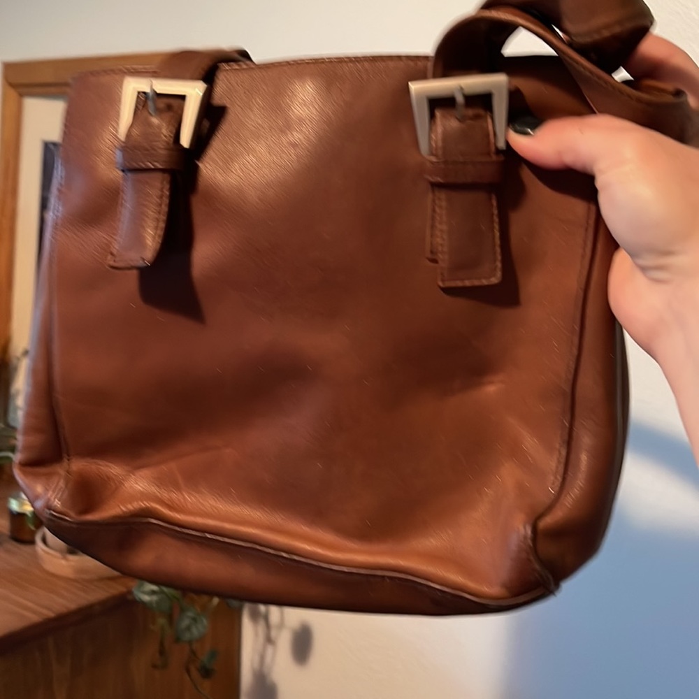 Lisa Loren Brown Shoulder Bag